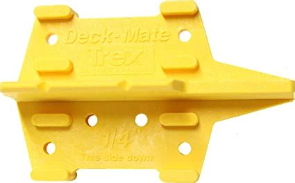 316 in gap is ideal when installing wood or composite decks. . Trex spacing tool